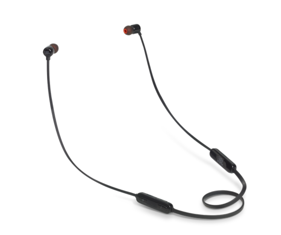 JBL WIRELESS EARPHONE WITH MIC BLACK T110BT
