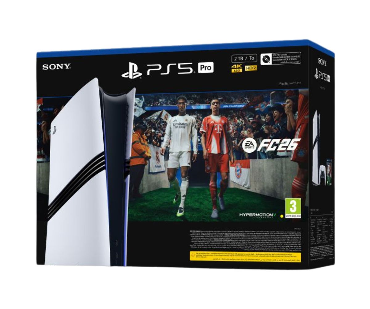PlayStation 5 Pro Console Digital With EA FC 26 Voucher Bundle