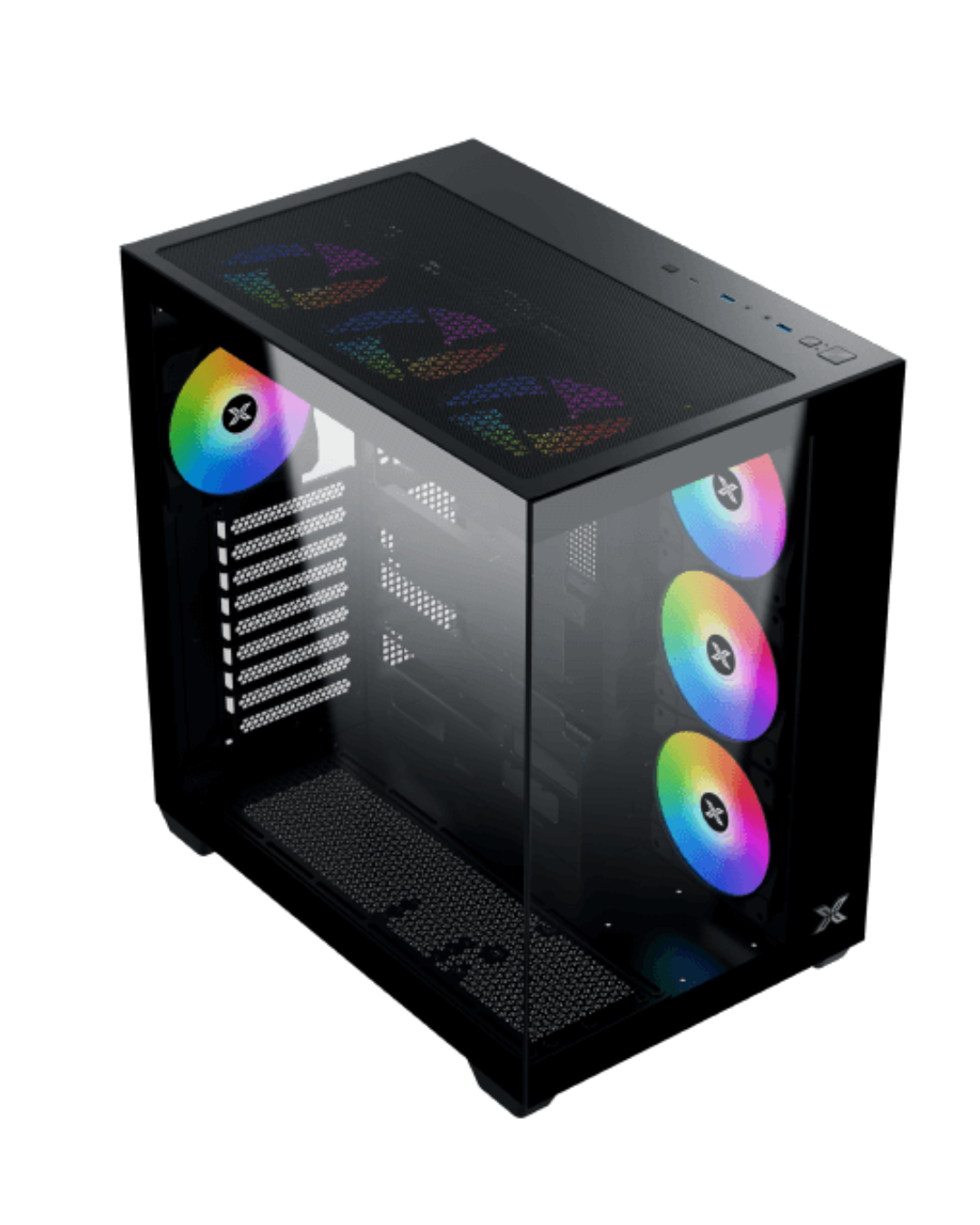 XIGMATEK AQUA V AIR ATX Case - Black