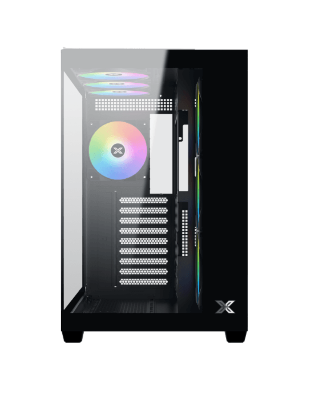 XIGMATEK AQUA V AIR ATX Case - Black
