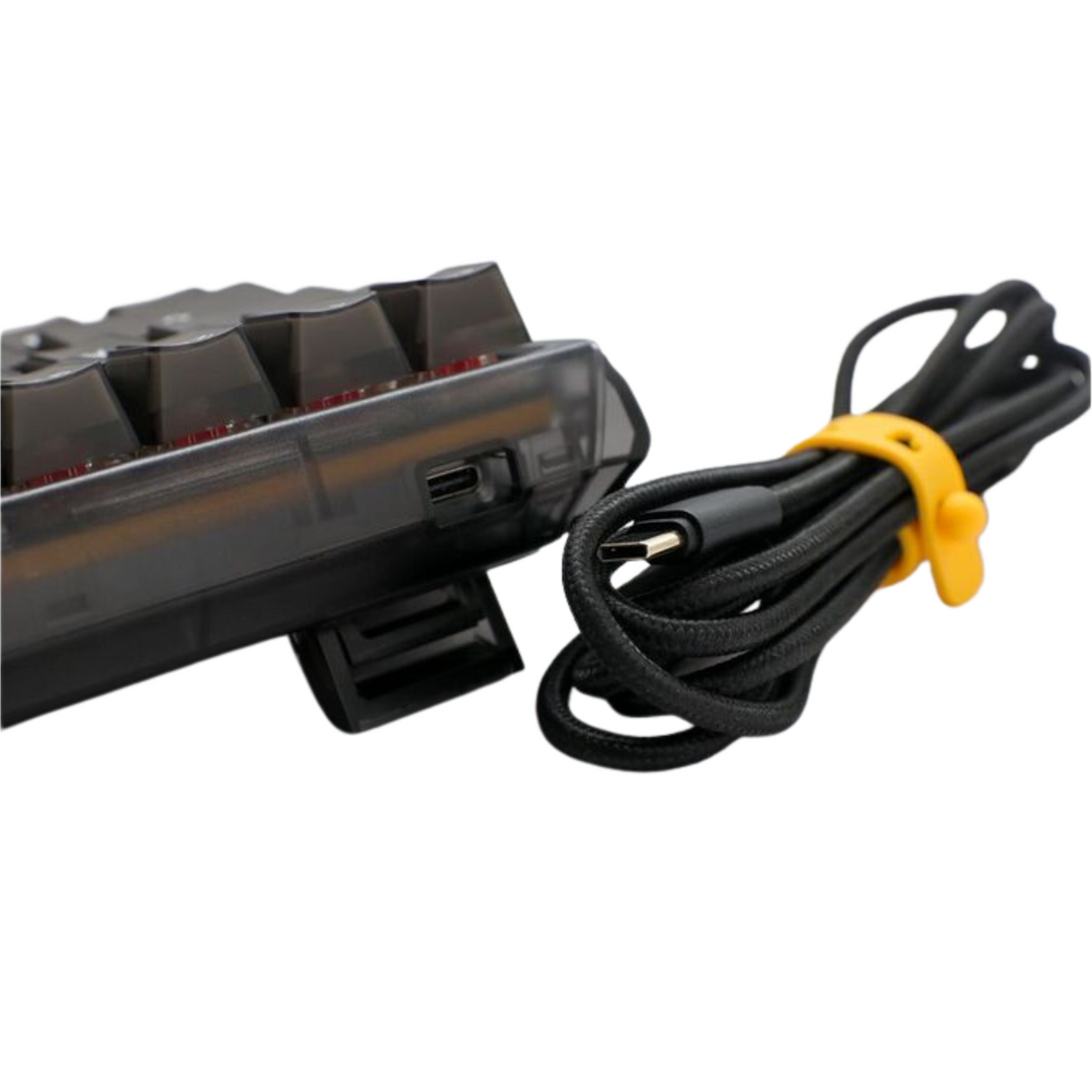 DUCKY ONE 3 MINI HOT SWAP Blue Switch Cherry RGB Wired Mechanical Gaming Keyboard Arabic - Aura Black