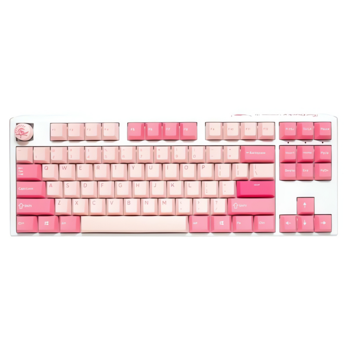 DUCKY ONE 3 TKL HOT SWAP Silent Red Switch Wired Mechanical Gaming Keyboard -Gossamer Pink