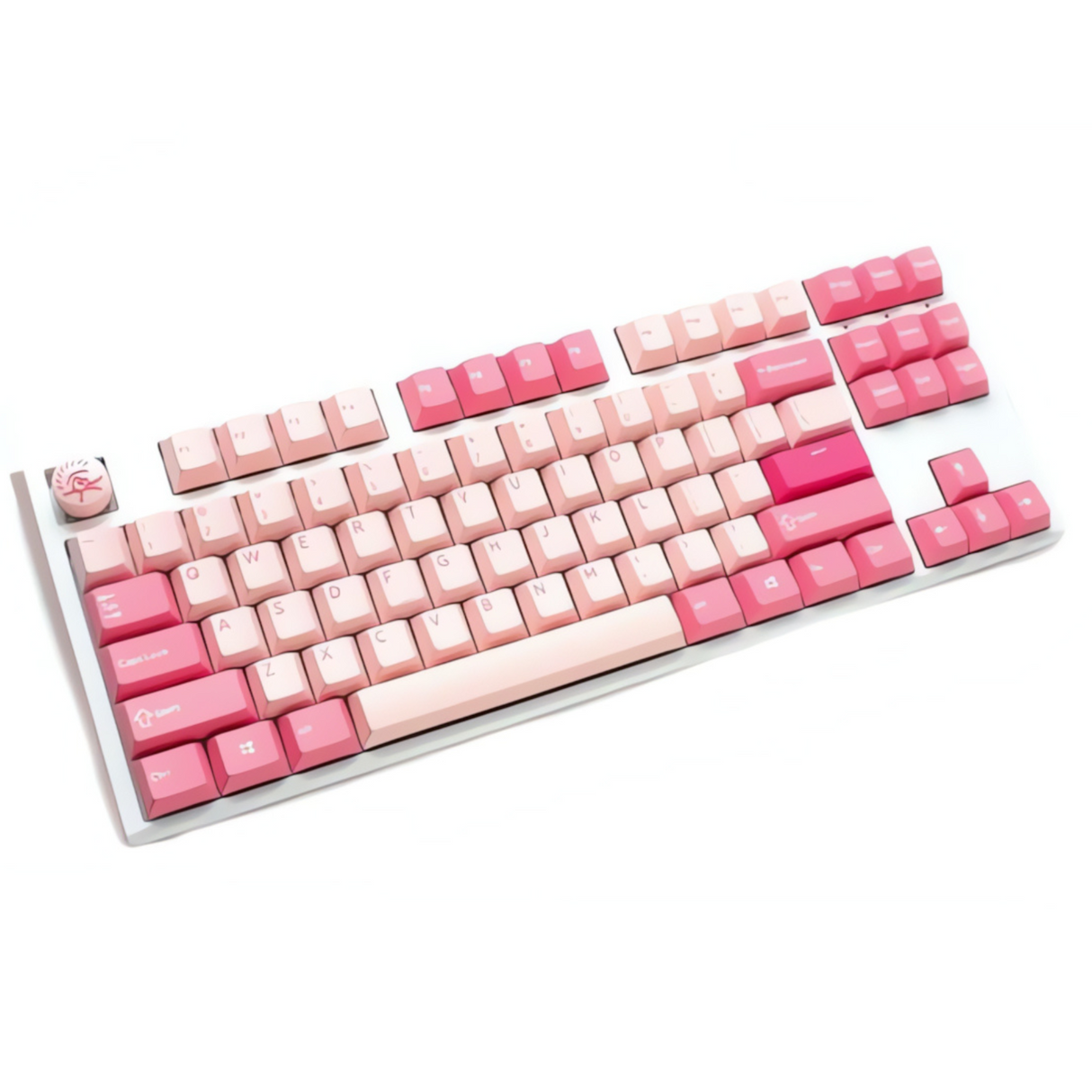 DUCKY ONE 3 TKL HOT SWAP Silent Red Switch Wired Mechanical Gaming Keyboard -Gossamer Pink
