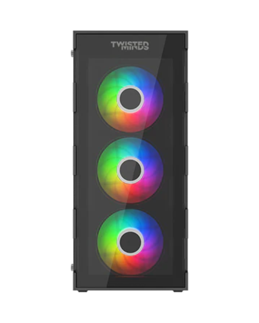 Case Twisted Mind Titan Glass Mid Tower -Black