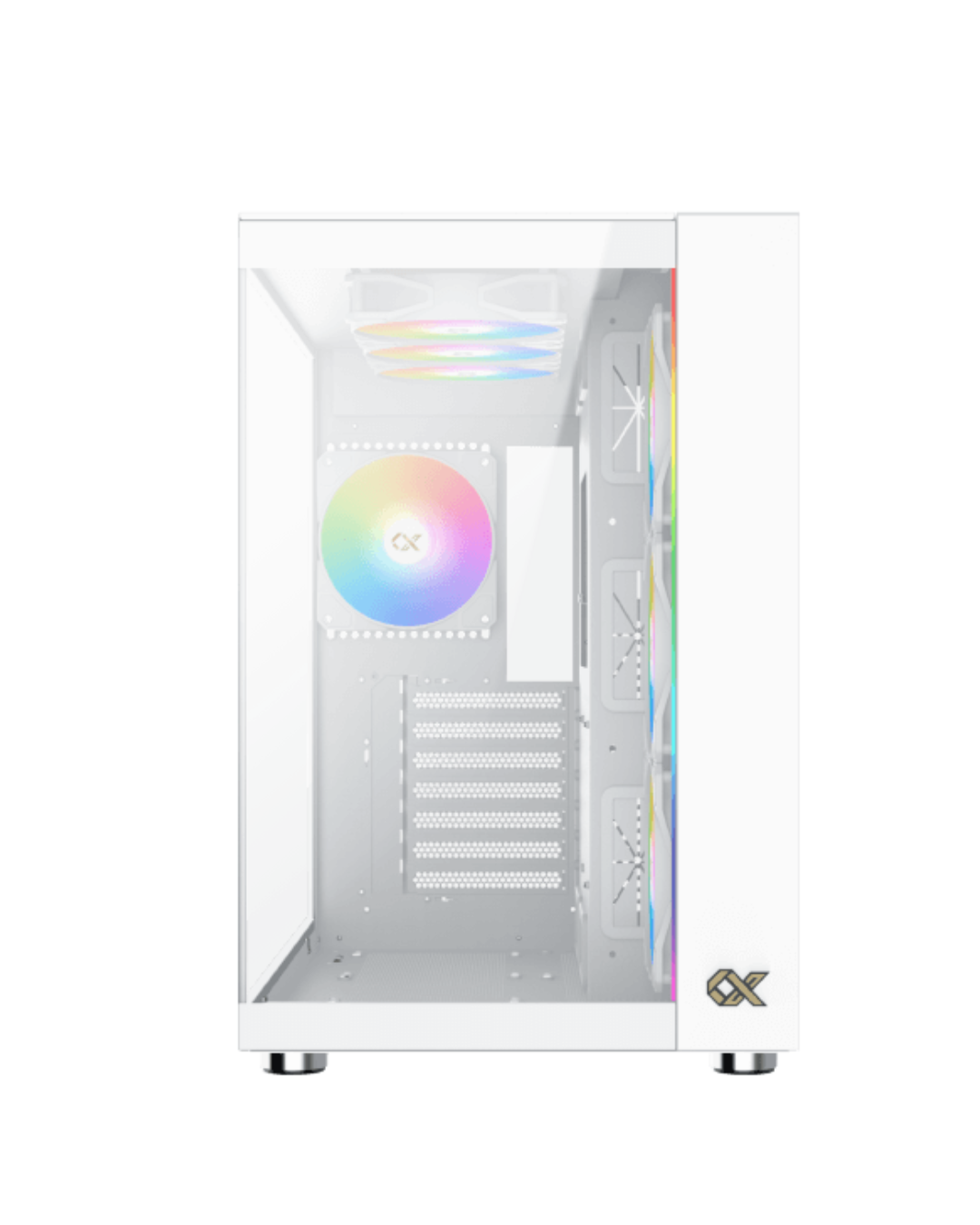 XIGMATEK AQUA ULTRA AIR ARCTIC ARGB Atx Case - White