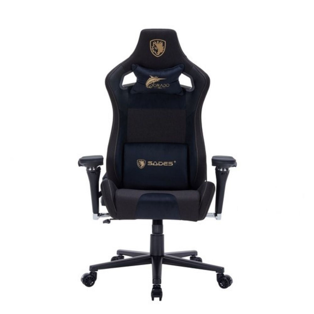 Sades Dorado PRO Gaming Chair With 6D Adjustable Armrests - Black (Installation Not Included)