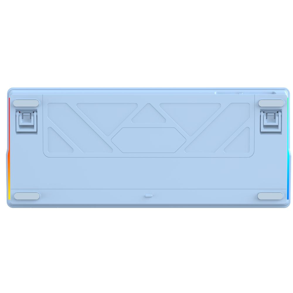 Sades Skyblade 82 82 Key Compact layout 75% with immersive RGB & Multi-Function Knob Wireless mechanical Gaming keyboard - Blue