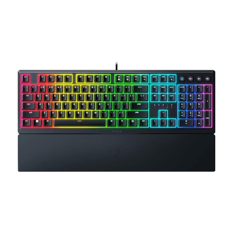 Razer ORNATA V3 X Low Profile Keys Silent Membrane Switches Gaming Keyboard - Black RZ03-04470100-R3M1