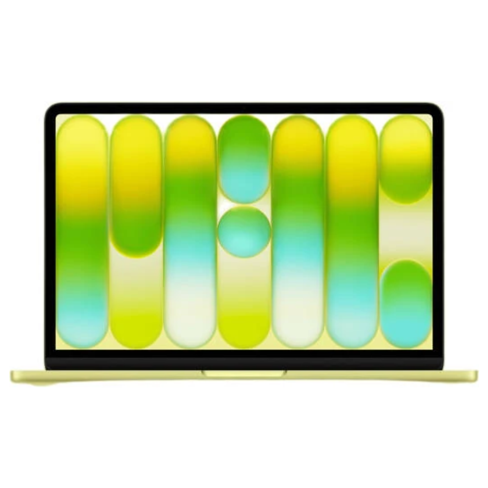 Apple MacBook Neo - 13" / A18 Pro / 6-core CPU / 5-core GPU / 16 Core Neural Engine / 8GB RAM / 256GB SSD / English - Arabic Keyboard Without Touch ID Citrus - 1YW / MHFD4AB