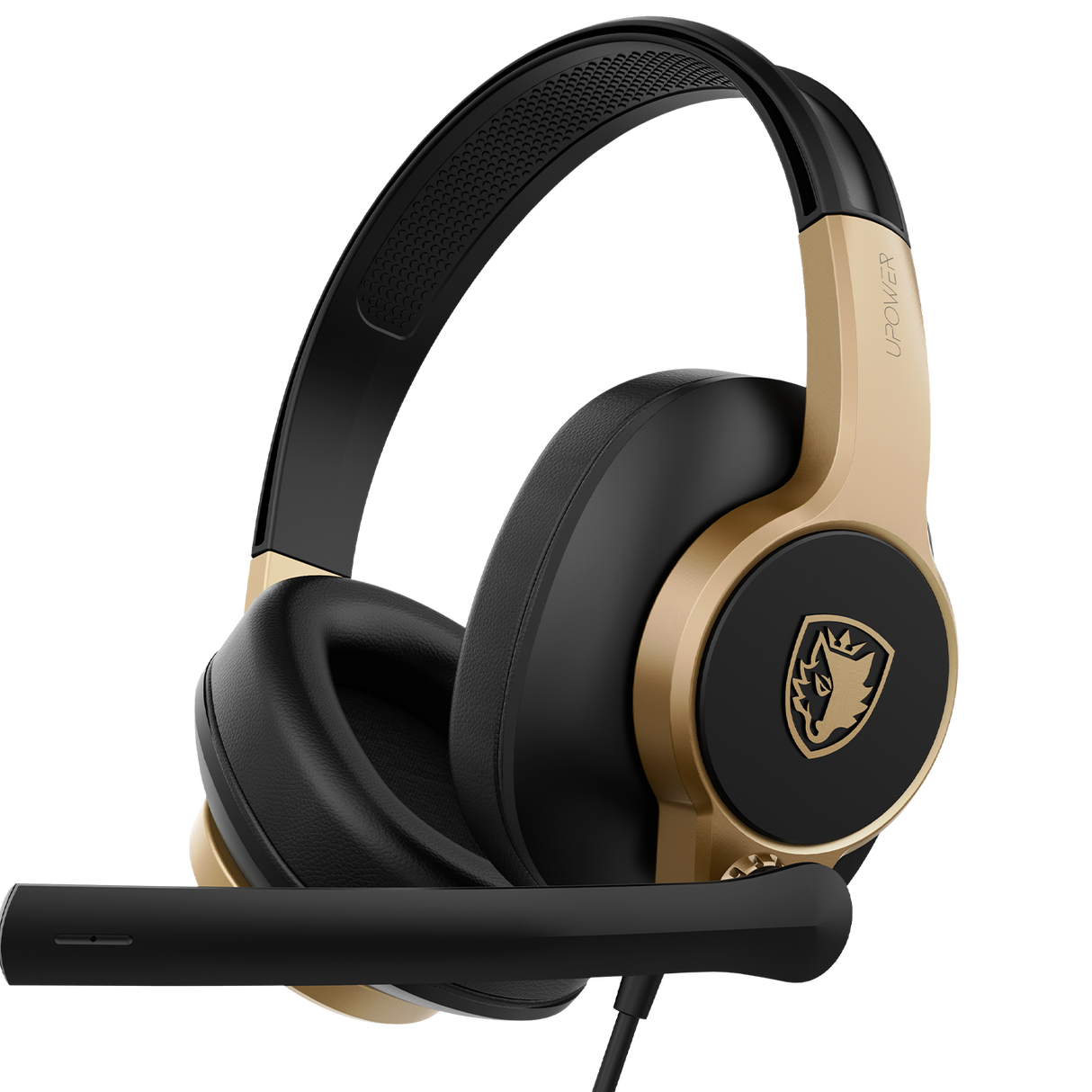 Sades Upower Wired Gaming Headset - Gold (SA-703)