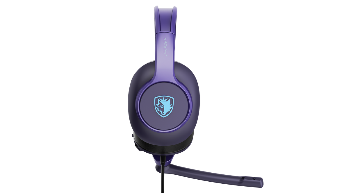 Sades Upower Wired Gaming Headset - Purple (SA-703)