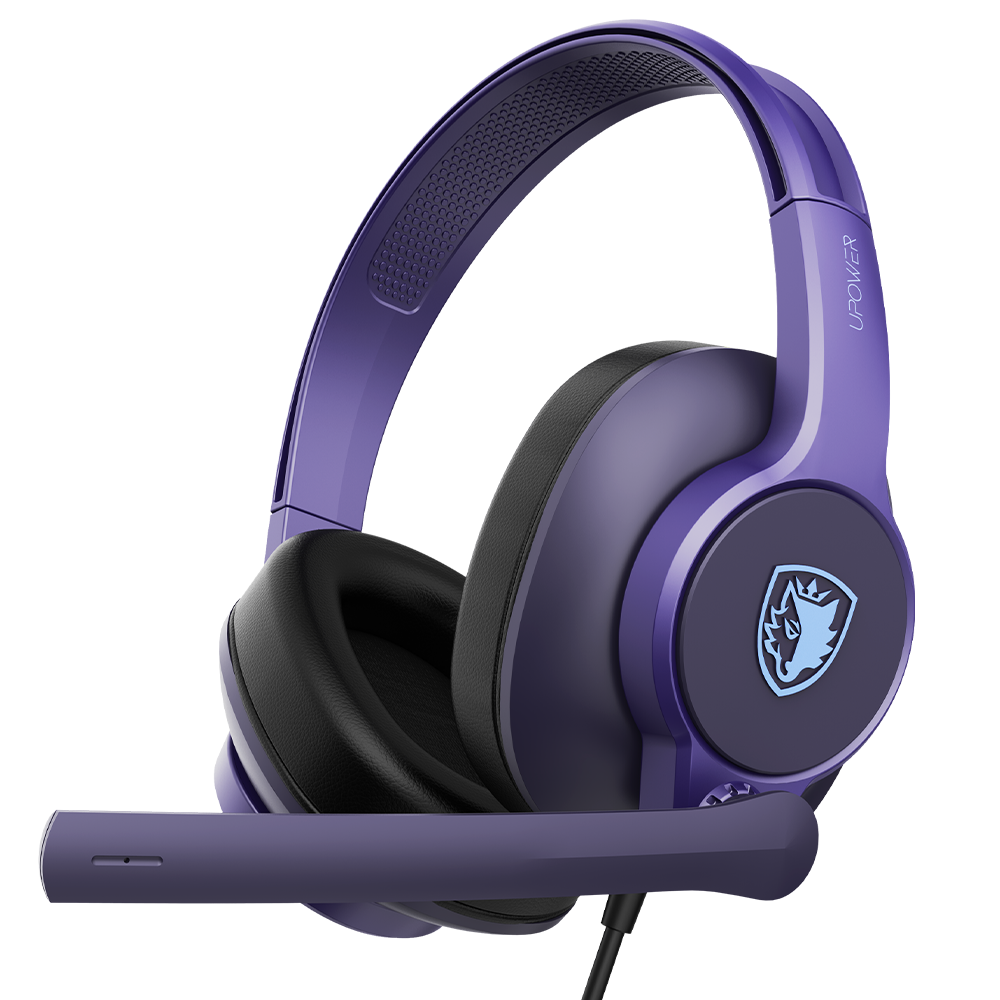 Sades Upower Wired Gaming Headset - Purple (SA-703)