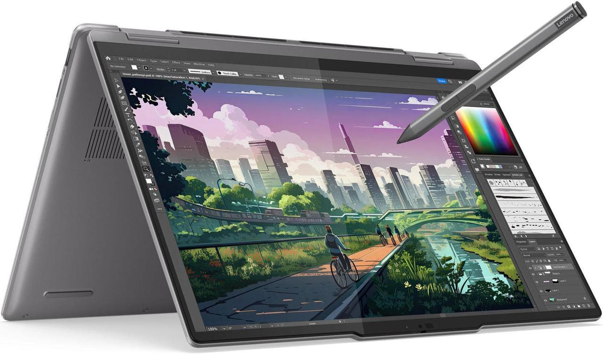 Gaming Laptop Lenovo YOGA 7 14AHP9 2-IN-1,AMD Ryzen™ 5 8640HS,AMD Radeon760M,8GB DDR5-6400,14" WUXGA (1920x1200),Windows 11