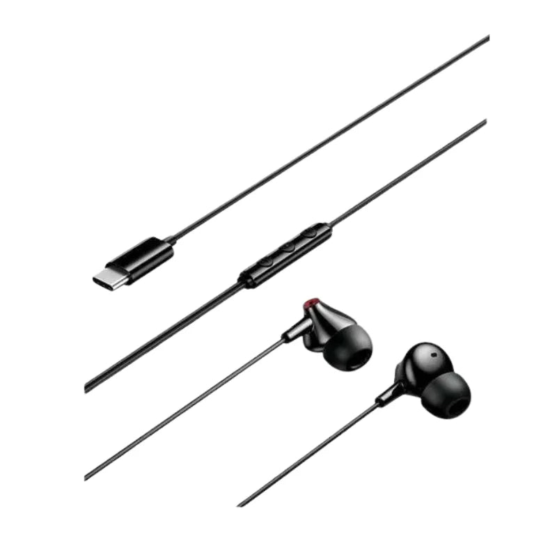 Vention Echo Lite USB-C In-Ear Wired Headphones with DAC Adapter 1.2M