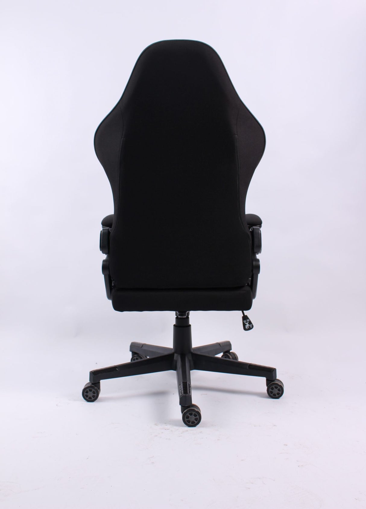 BLACK BULL Gaming Chair With Headrest Up & Down Slide Adjustable and Moveable Armrest, Woven Fabric ( Installation not included )