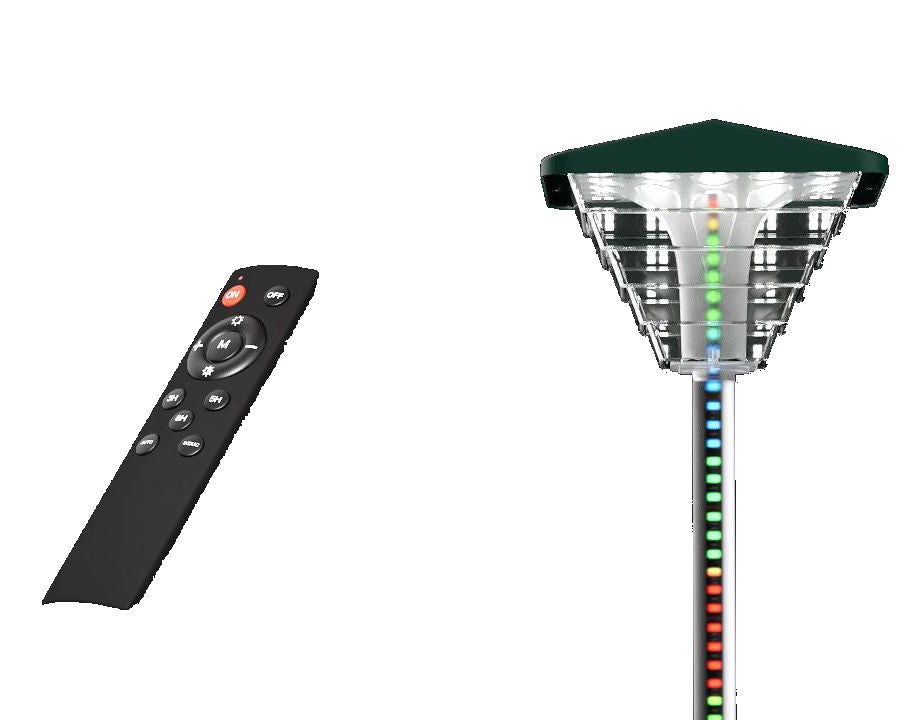 اضاءة حدائق تعمل بالطاقة الشمسية متعددة الالوان موديل LYD-SGL20 92 قطعة LED، 120 لومن مع بطارية 3.7 فولت 4000 مللي أمبير