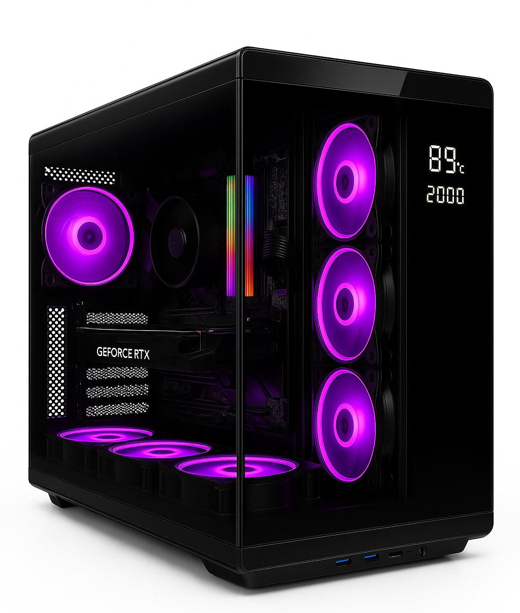 Gaming PC Intel Core i5-14400F, RTX 5060 Ti (VRAM 16GB), DDR5 16GB RAM 6000MHz, 1TB NVMe SSD, Windows 11 Pro