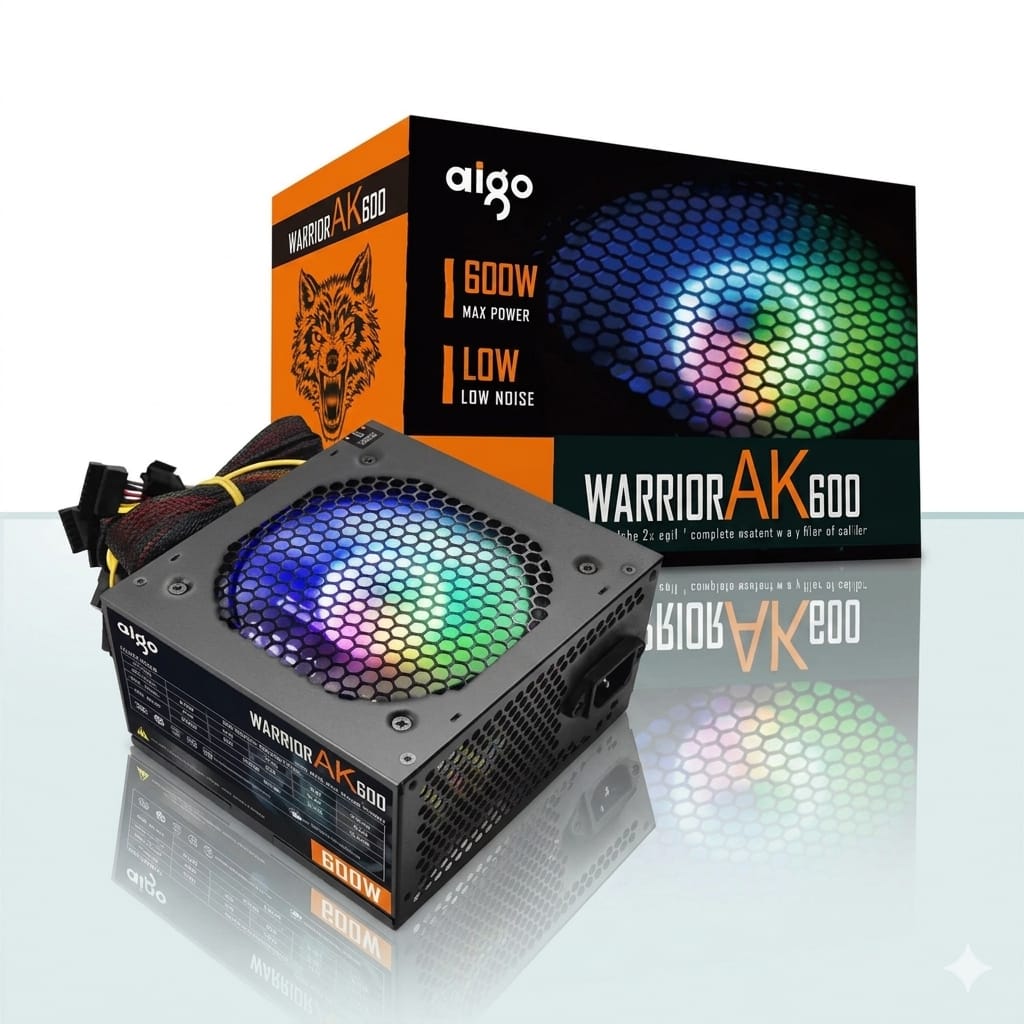 Aigo Warrior AK600 Max 600W Power Supply