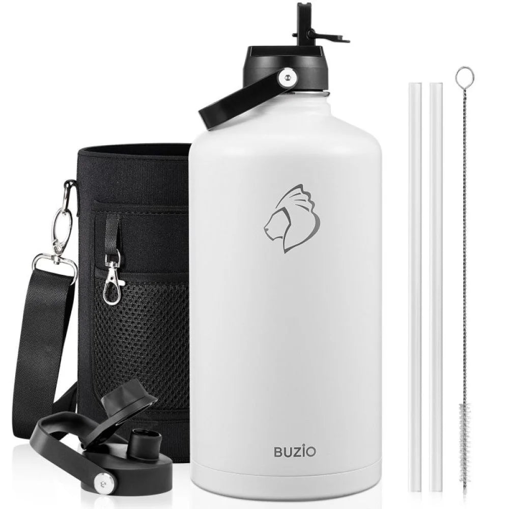 زجاجة بوزيو ديوت سيريز سعة 3.8 لتر مع غطاءين وغطاء واقٍ
