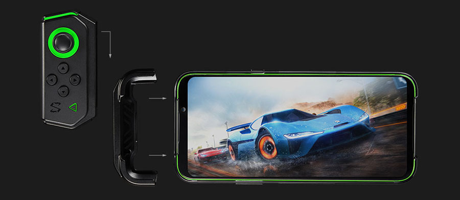 Black Shark Gamepad 2.0 - Left-side + Holder