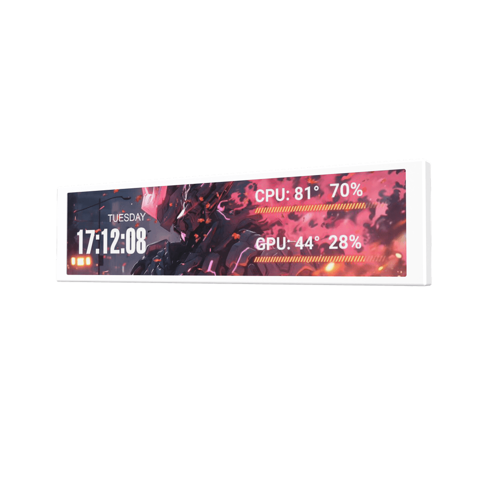 Darkflash V92 9.2 Inch IPS Display support rotation and Theme Editor - White