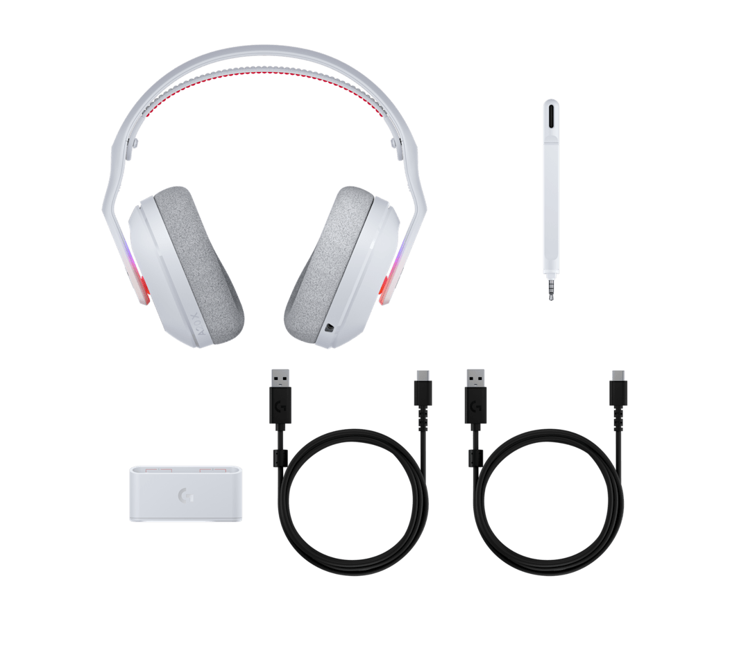 Astro A20 X LIGHTSPEED with Playsync Audio and Lightsync RGB Wireless Gaming Headset - White
