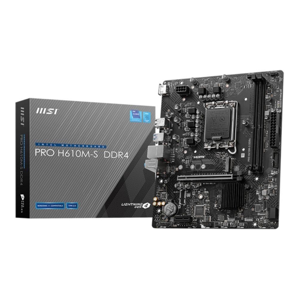 MSI PRO H610M-S DDR4 LGA motherboard
