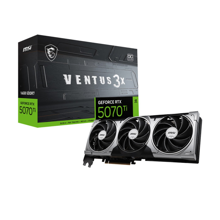MSI Geforce RTX 5070Ti Ventus 3X OC Edition 16GB GDDR7 Graphic Card