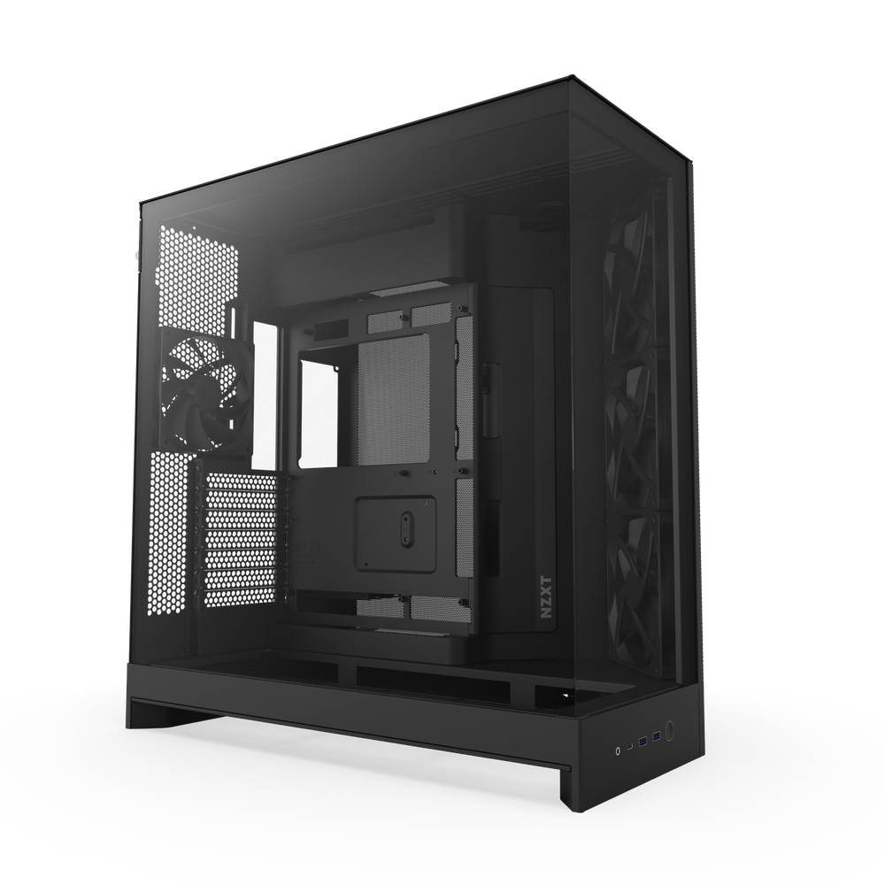NZXT H9 Flow (2025) Dual Chamber Mid Tower Case - Black