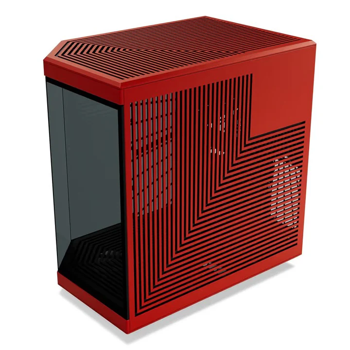 HYTE Y70 E-ATX Mid Tower Gaming Case - Black Cherry