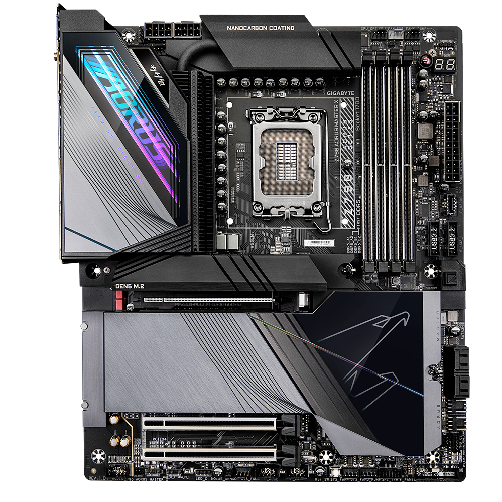 GIGABYTE AORUS Z790 MASTER X DDR5 WIFI-7 E-ATX Motherboard-BLACK