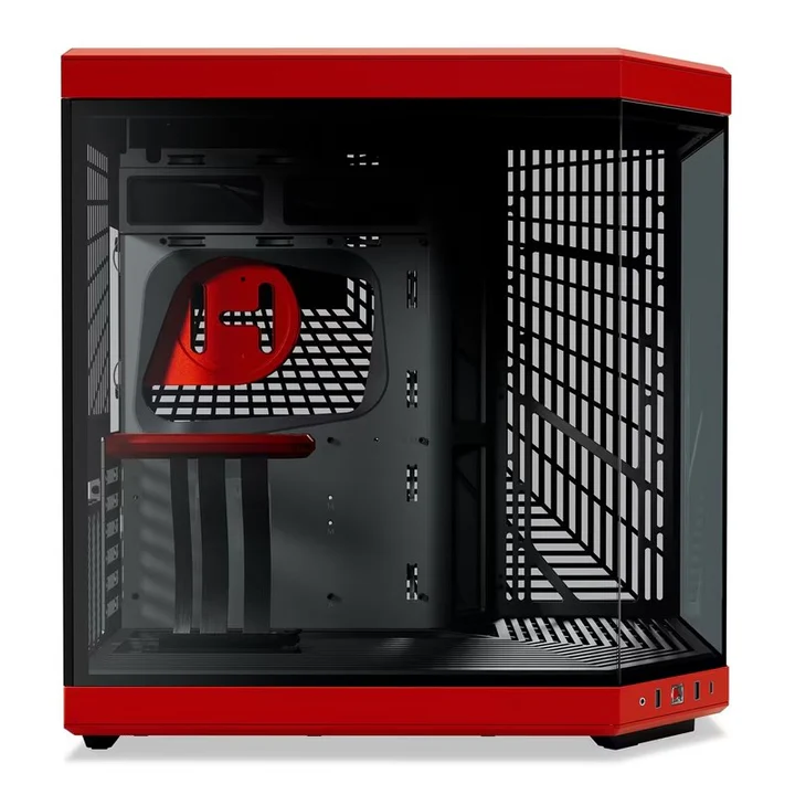 HYTE Y70 E-ATX Mid Tower Gaming Case - Black Cherry