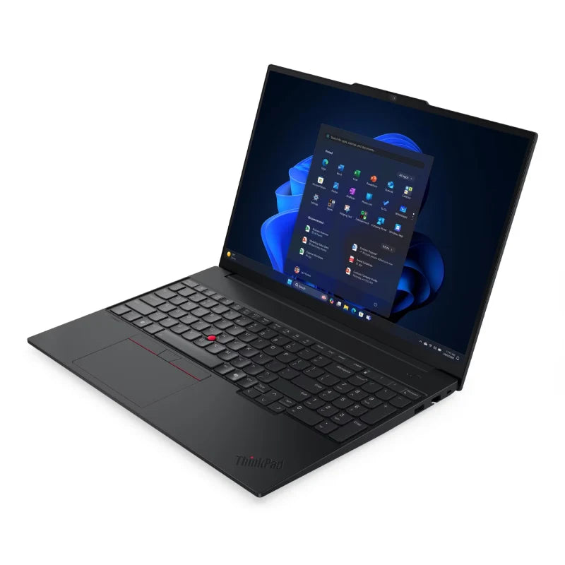 Lenovo ThinkPad E16 Gen 3 Intel Core Ultra 7 258V, 8C/16" WUXGA/32GB Soldered DDR5 Ram/512GB M.2 SSD/Integrated Intel Arc Graphics 140v/DOS/Eng-Arabic/Black/1YW /Topload Case
