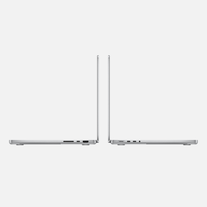 Apple MacBook Pro M4 Chip 10-Core CPU and 10-Core GPU, 16GB unified memory, 1TB SSD Storage, 14’’ Liquid Retina XDR display, Arabic / English Keyboard with Touch ID, Silver | MW2X3AB/A
