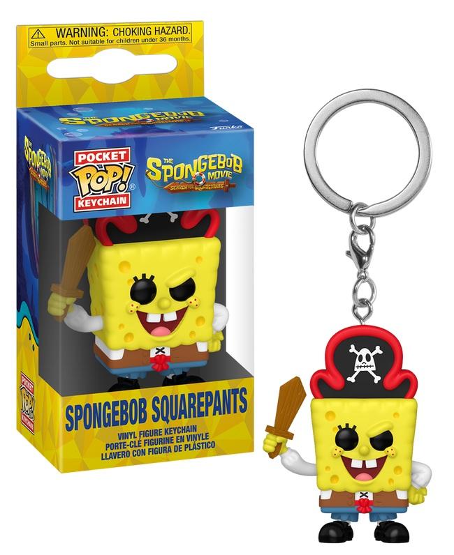 ميدالية مفاتيح Funko Pocket Pop! Animation من فيلم The SpongeBob Movie لشخصية SpongeBob