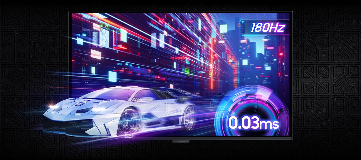 شاشة سامسونج أوديسي OLED G5 G50SF للألعاب، مقاس 27 بوصة، بدقة QHD (2560 × 1440)، ومعدل تحديث 180 هرتز، وزمن استجابة 0.03 مللي ثانية، ومتوافقة مع تقنيتي G-Sync وFreeSync 2.0، بتقنية IPS المسطحة - لون أسود LS27FG502EMXUE