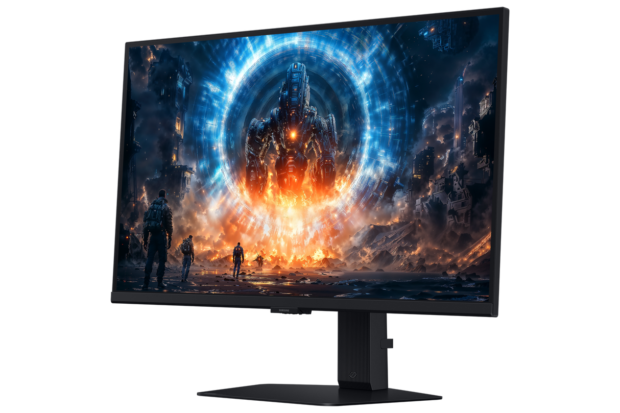 سامسونج أوديسي G6 G60F شاشة ألعاب 27 بوصة QHD، معدل تحديث 350 هرتز، زمن استجابة 1 مللي ثانية، G-Sync مع دوران مسطح LS27FG600EMXUE