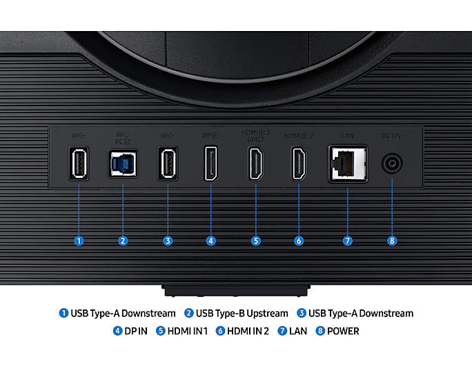 Samsung Odyssey G7 G70D 32"4K UHD,144HZ,1MS,Flat,Black -LS32DG702EMXUE