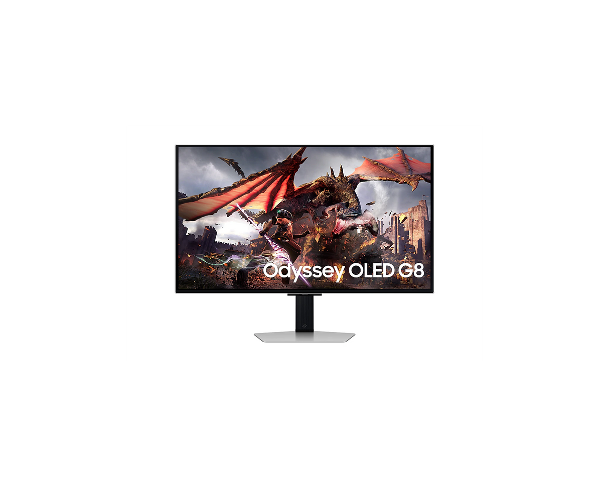 SAMSUNG Odyssey G8 32",4K,OLED, 240Hz,0.03ms,HDMI 2.1,Flat Gaming Monitor- LS32DG802SMXUE