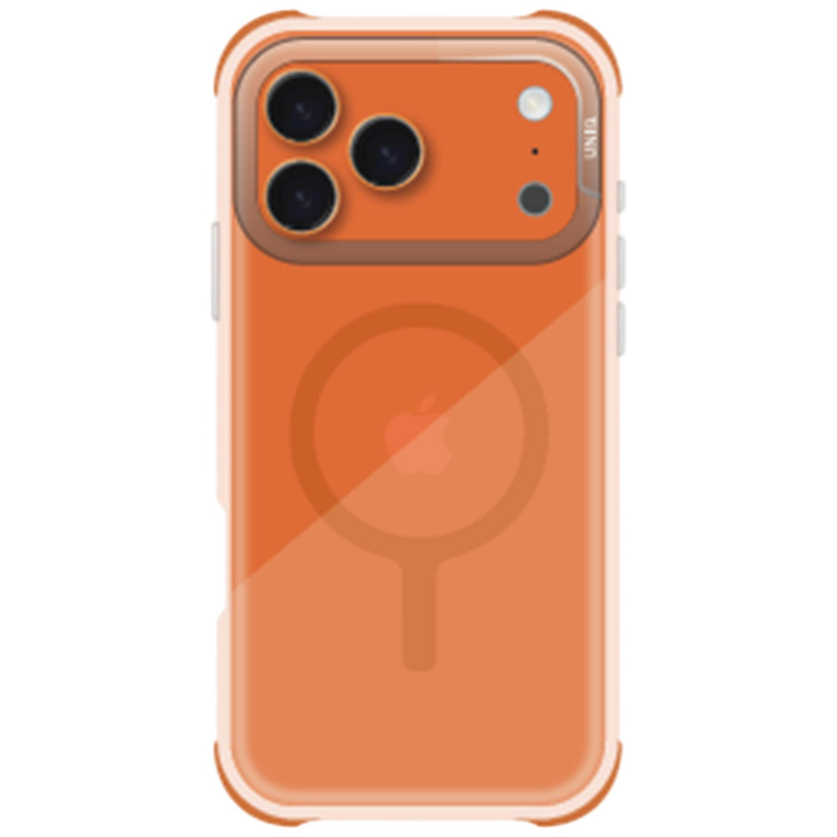 Uniq Hybrid Combat MagSafe Case for iPhone 17 Pro - Volt Orange