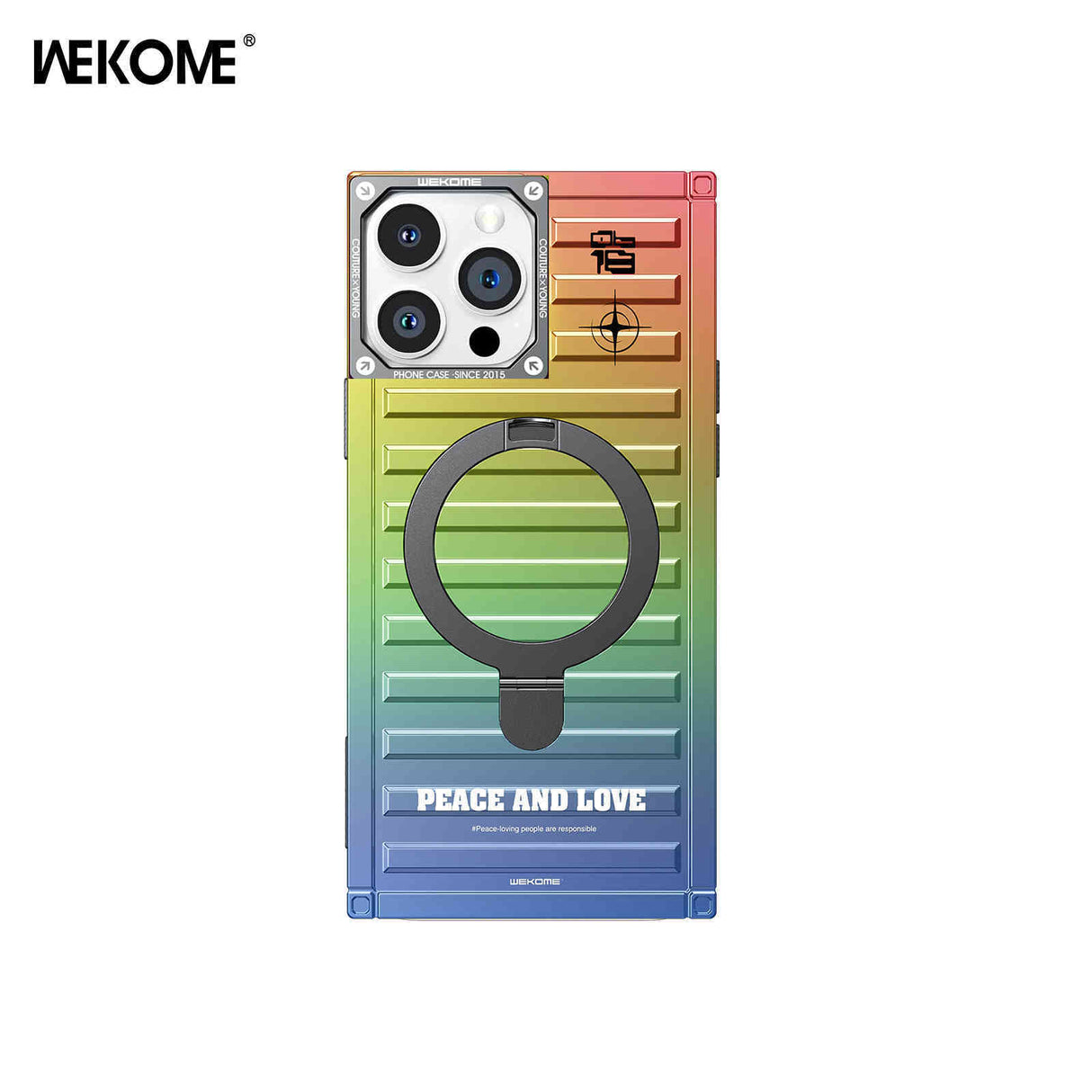 WEKOME WPC-037 Gorillas Series Magnetic Phone Case Electroplated for Iphone 15 Pro