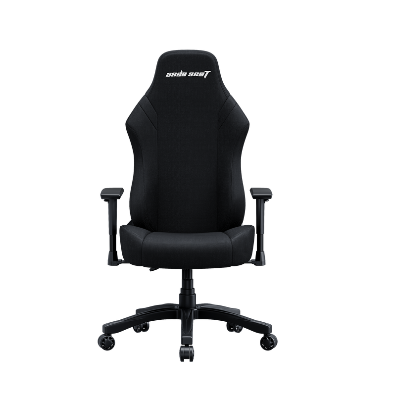 Andaseat Luna Series Gaming Chair with Footrest - Black FABRIC
