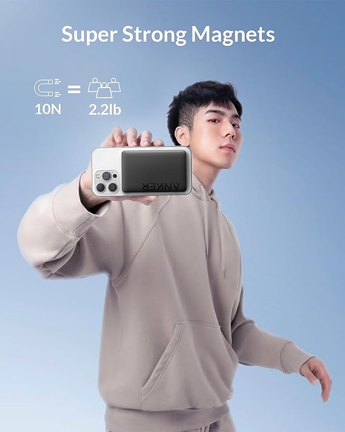 Anker 334 MagGo Battery (PowerCore 10K) -Black A1642H11