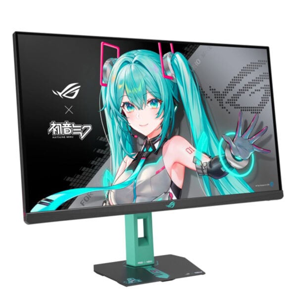 Asus ROG Strix XG27ACMEG-G Hatsune Miku Edition 27" QHD (2560x1440), 260Hz Refresh Rate, 0.3ms Response Time, HDMI 2.1, USB Type-C, G-Sync compatible, DisplayWidget Center, Fast IPS Flat Gaming Monitor