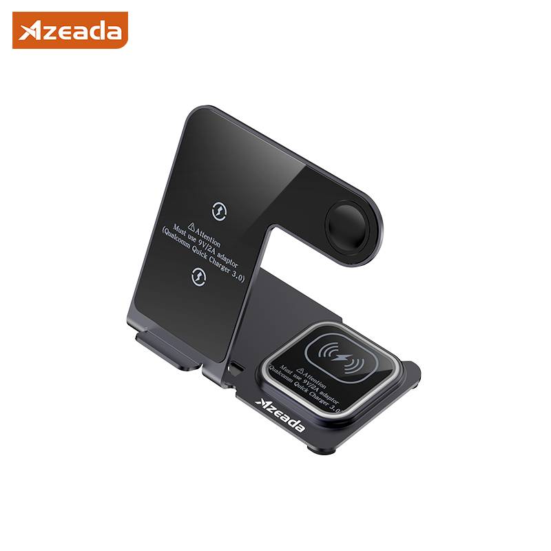 Azeada PD-W19 Metal 3 in 1 Wireless Charger Stand