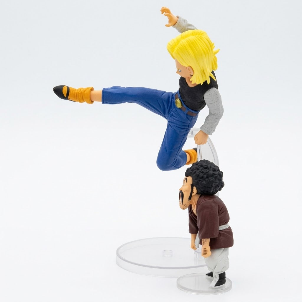 DRAGON BALL Z MATCH MAKERS ANDROID 18 VS MR. SATAN(VS MIGHTY MASK) 11-8 cm - PZ69645P