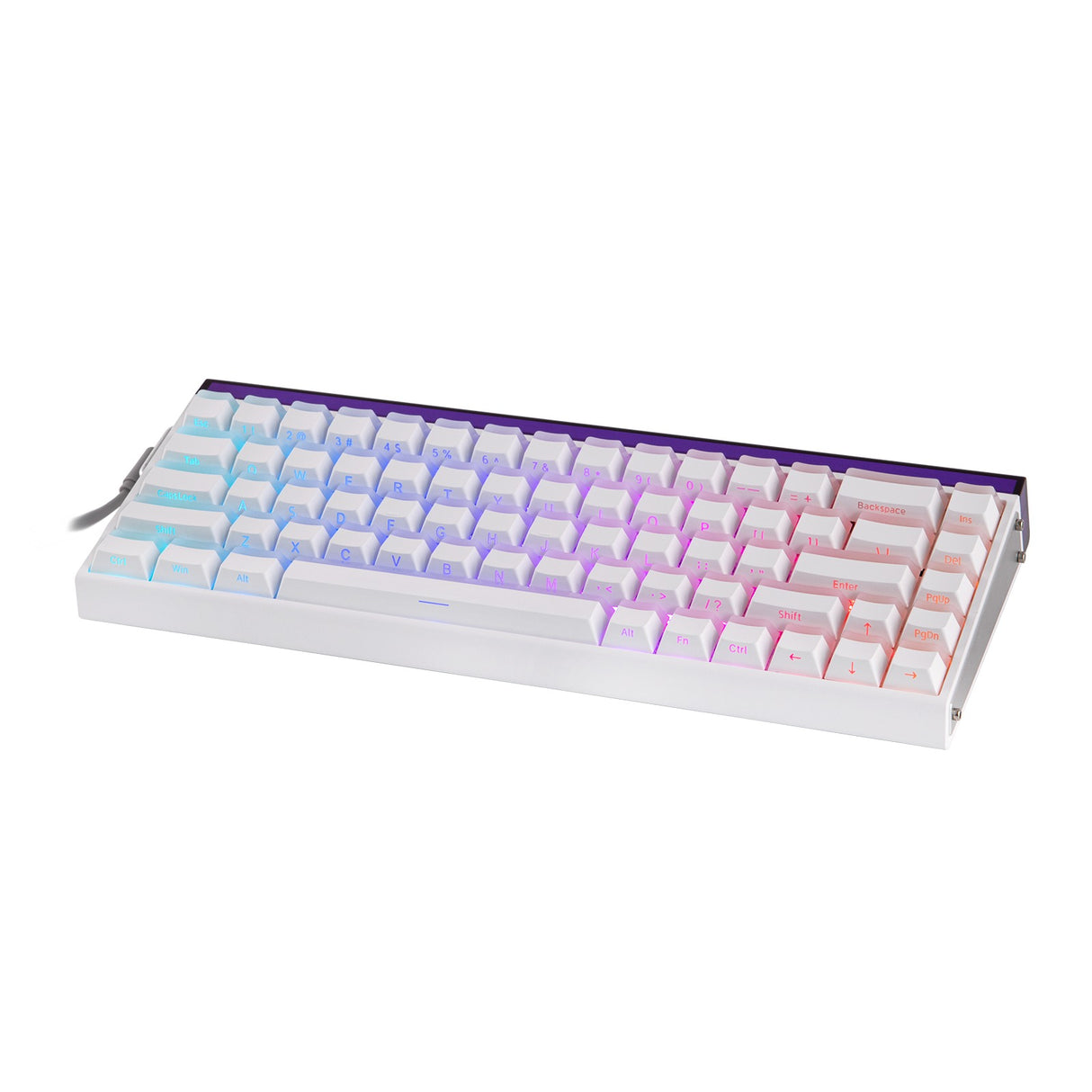 Aula HERO 68HE 68-Key 65% Wired Hot-Swappable Gaming Keyboard Meteor Magnetic Switch - White