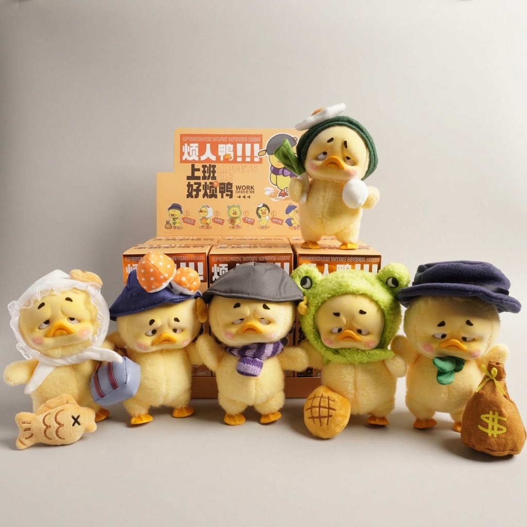Upsetduck Work Upsets Me SJD Plush Toy 6.49 inch (Blind Box) selling per piece - UP-82243