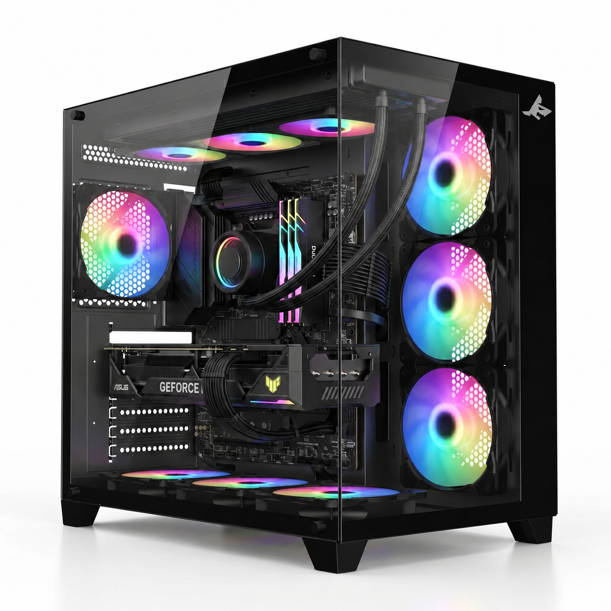 Custom Gaming PC Intel Core i7-14700F, ASUS TUF RTX 5070 12GB, 16GB RAM DDR5 6400MHz, 1TB NVMe SSD, Windows 11 Pro