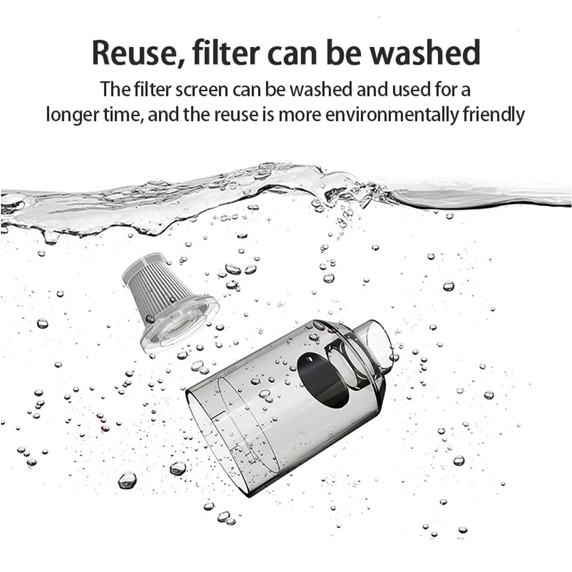 9000Pa Suction Handheld Portable Vacuum Cleaner for Car, Pets & Home